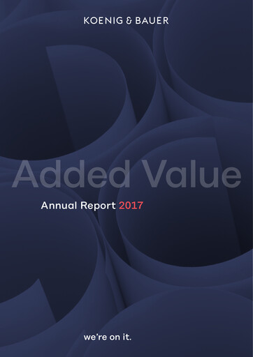 Thumbnail Koenig & Bauer Annual Report 2017