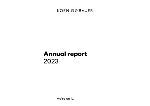 Thumbnail Koenig & Bauer Annual Report 2023