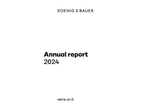 Thumbnail Koenig & Bauer Annual Report 2024