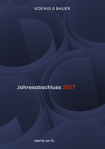 Thumbnail Koenig & Bauer Financial Statement 2017