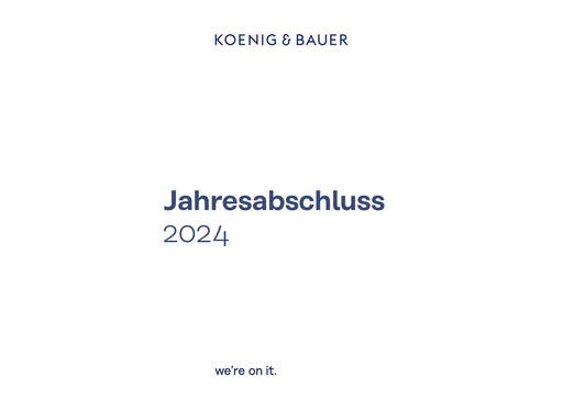 Thumbnail Koenig & Bauer Financial Statement 2024