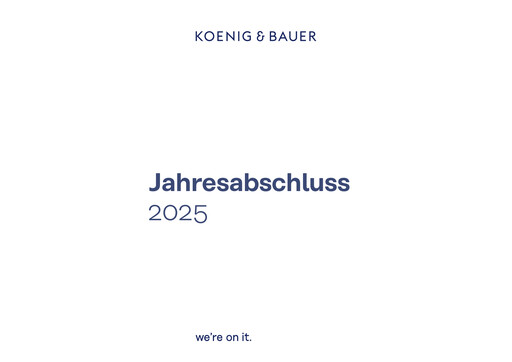 Thumbnail Koenig & Bauer Financial Statement 2025
