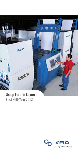 Thumbnail Koenig & Bauer Half-year Report 2012-h1