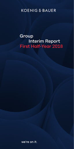 Thumbnail Koenig & Bauer Half-year Report 2018-h1