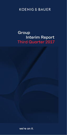 Thumbnail Koenig & Bauer Quarterly Report 2017-q3