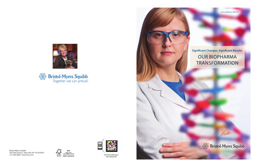 Thumbnail Bristol-Myers Squibb Annual Report 2010