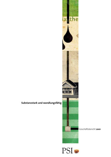 Thumbnail PSI Software Annual Report 2001