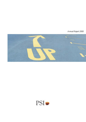 Thumbnail PSI Software Annual Report 2000