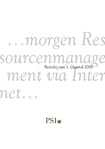Thumbnail PSI Software Quarterly Report 2000-q1