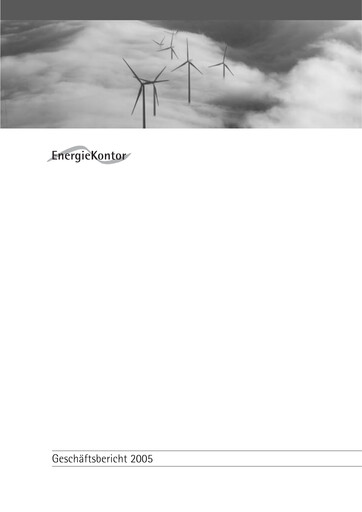 Thumbnail Energiekontor Annual Report 2005