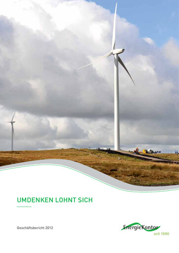 Miniature Energiekontor Rapport financier 2012