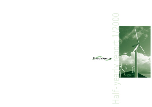 Thumbnail Energiekontor Half-year Report 2000-h1