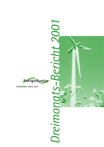 Vorschaubild Energiekontor Quartalsbericht 2001-q1
