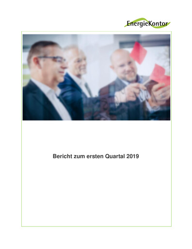Vorschaubild Energiekontor Quartalsbericht 2019-q1