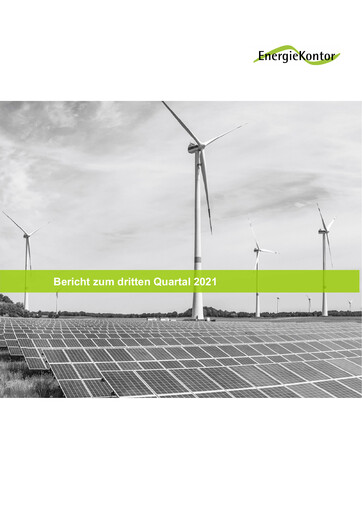 Vorschaubild Energiekontor Quartalsbericht 2021-q3