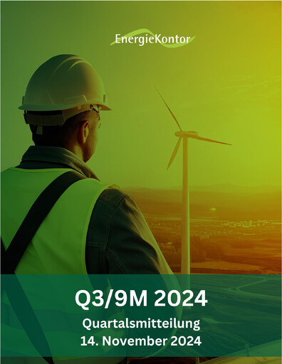 Vorschaubild Energiekontor Quartalsbericht 2024-q3