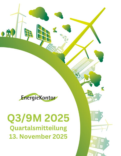 Vorschaubild Energiekontor Quartalsbericht 2025-q3