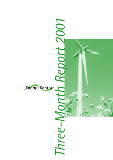 Vorschaubild Energiekontor Quartalsbericht 2001-q1