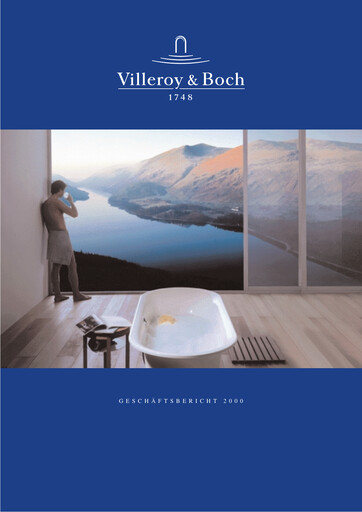 Miniature Villeroy & Boch Rapport annuel 2000