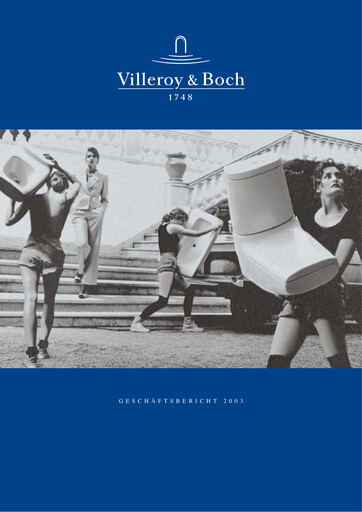 Miniature Villeroy & Boch Rapport annuel 2003