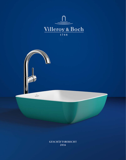 Miniature Villeroy & Boch Rapport annuel 2016