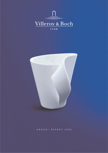 Miniature Villeroy & Boch Rapport annuel 2004