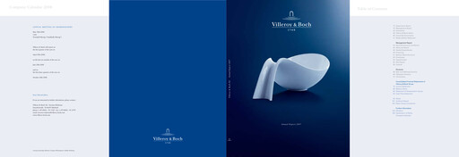 Miniature Villeroy & Boch Rapport annuel 2007