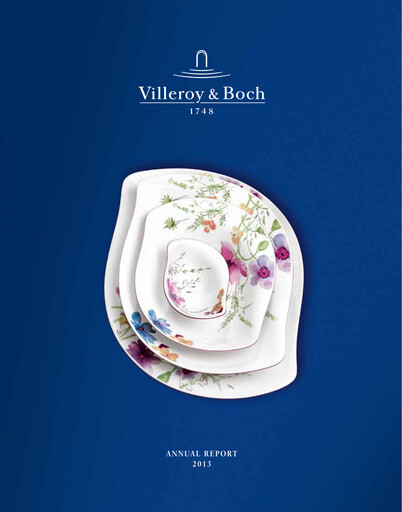 Miniature Villeroy & Boch Rapport annuel 2013
