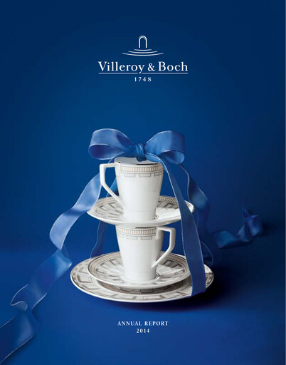 Miniature Villeroy & Boch Rapport annuel 2014