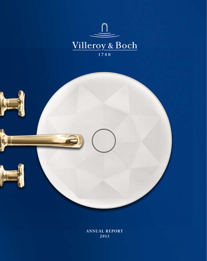 Miniature Villeroy & Boch Rapport annuel 2015