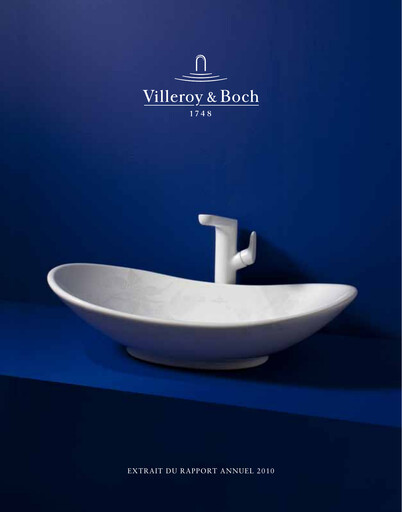 Miniature Villeroy & Boch Rapport annuel 2010