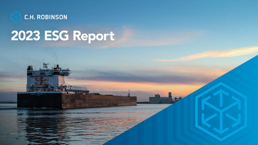 Thumbnail C. H. Robinson ESG Report 2023
