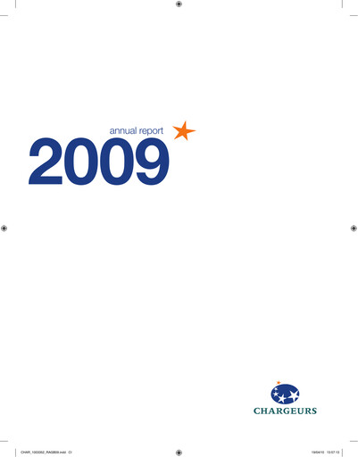 Thumbnail Chargeurs Annual Report 2009