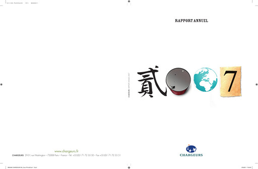 Thumbnail Chargeurs Annual Report 2007