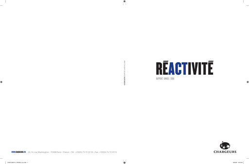 Thumbnail Chargeurs Annual Report 2008