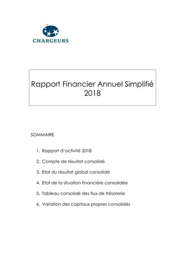 Thumbnail Chargeurs Financial Report 2018