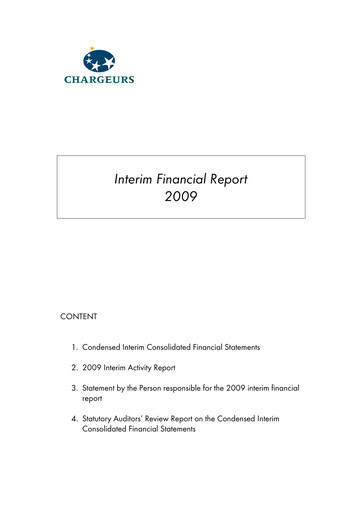 Thumbnail Chargeurs Half-year Report 2009-h1