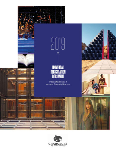 Thumbnail Chargeurs Universal Registration Document 2019