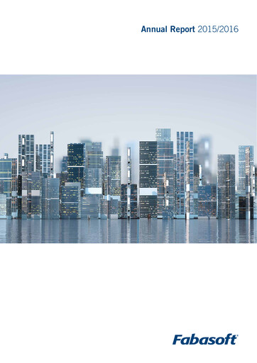 Thumbnail Fabasoft Annual Report 2015-2016