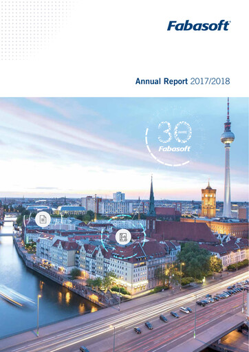 Thumbnail Fabasoft Annual Report 2017-2018