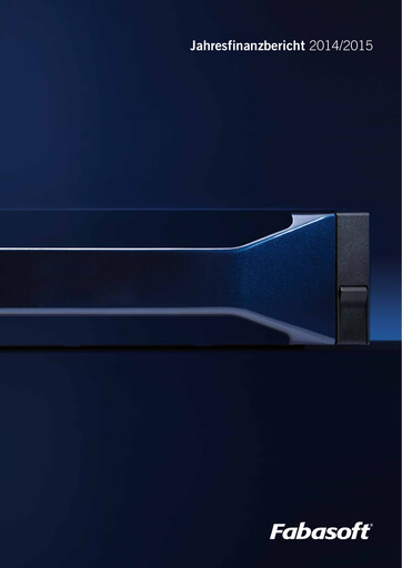 Thumbnail Fabasoft Financial Report 2014-2015