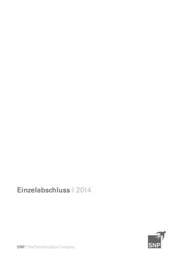 Thumbnail SNP Schneider-Neureither & Partner Financial Statement 2014