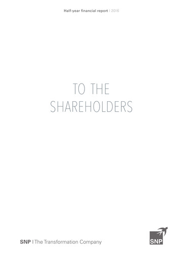 Miniature SNP Schneider-Neureither & Partner Rapport semestriel 2016-h1