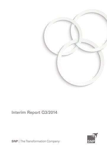 Thumbnail SNP Schneider-Neureither & Partner Quarterly Report 2014-q3
