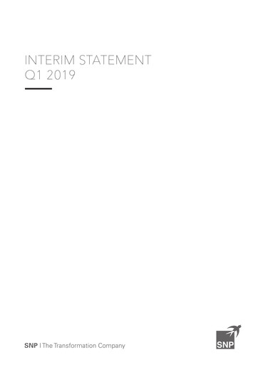 Thumbnail SNP Schneider-Neureither & Partner Quarterly Report 2019-q1