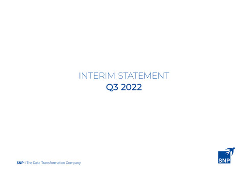 Thumbnail SNP Schneider-Neureither & Partner Quarterly Report 2022-q3
