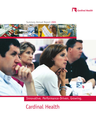 Thumbnail Cardinal Health Annual Report 2001