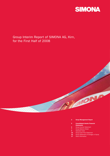Thumbnail Simona Half-year Report 2008-h1