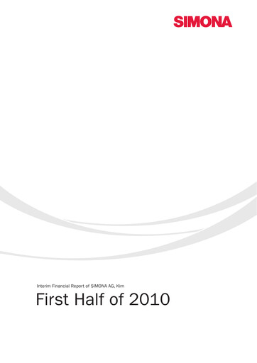 Thumbnail Simona Half-year Report 2010-h1