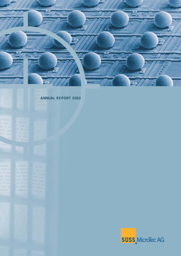 Thumbnail SÜSS MicroTec Annual Report 2002